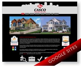 Google Sites for Construction Company