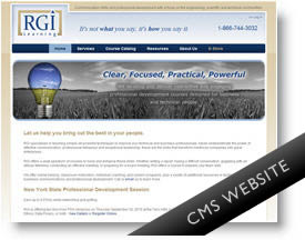 RGI Learning - CMS Website